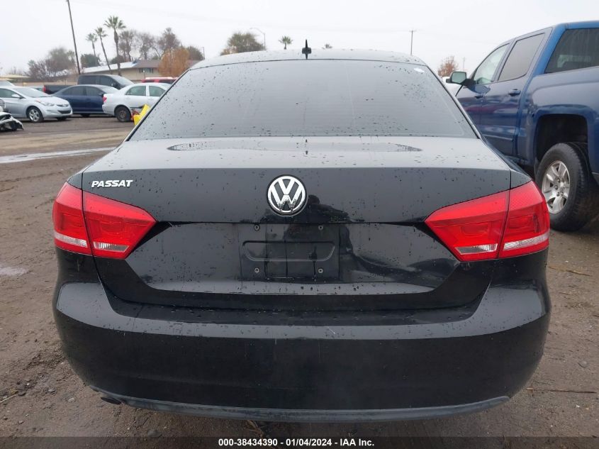 2013 VOLKSWAGEN PASSAT S - 1VWAP7A36DC090158