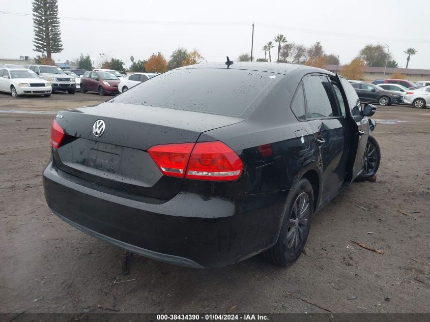 2013 VOLKSWAGEN PASSAT S - 1VWAP7A36DC090158