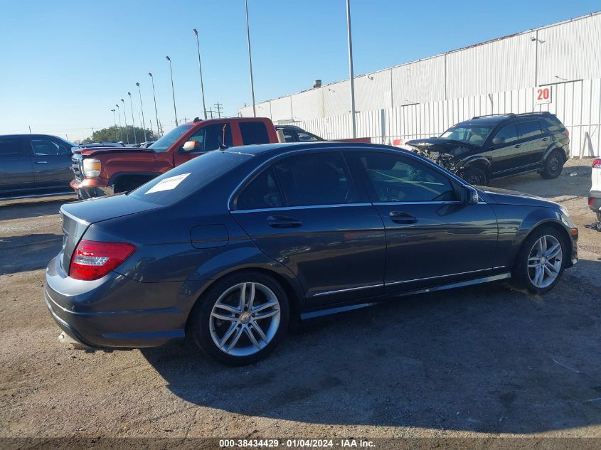 2013 MERCEDES-BENZ C 250 LUXURY/SPORT - WDDGF4HB6DA857813