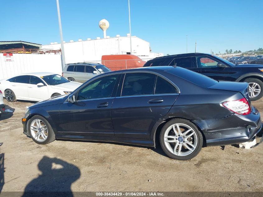 2013 MERCEDES-BENZ C 250 LUXURY/SPORT - WDDGF4HB6DA857813