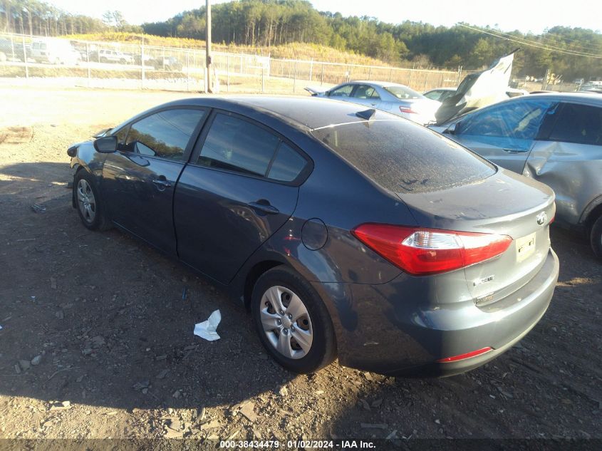 2016 KIA FORTE LX - KNAFK4A65G5598515
