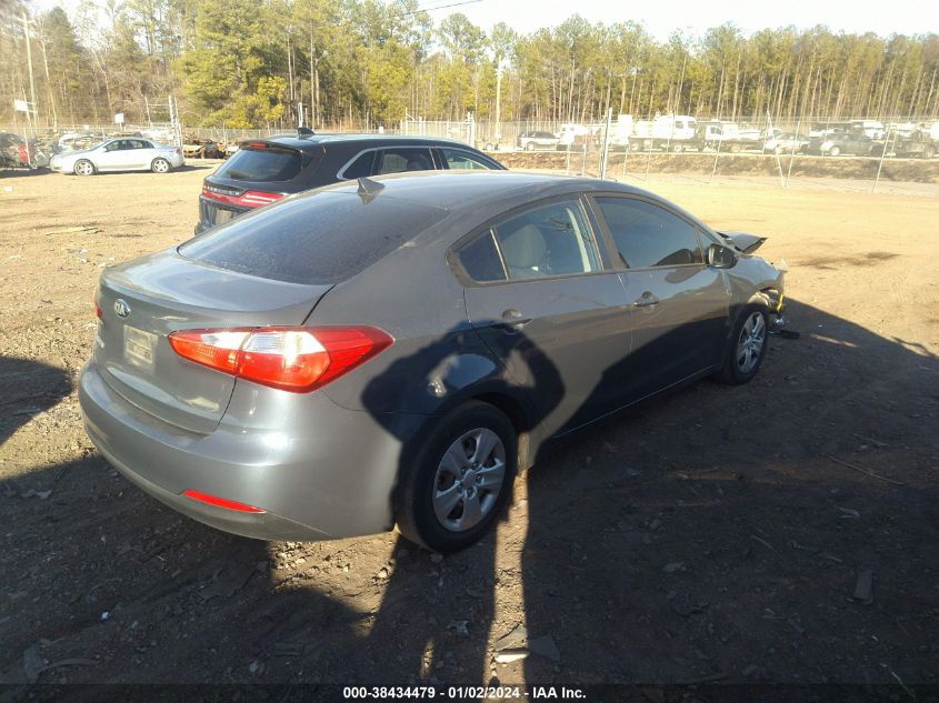 2016 KIA FORTE LX - KNAFK4A65G5598515