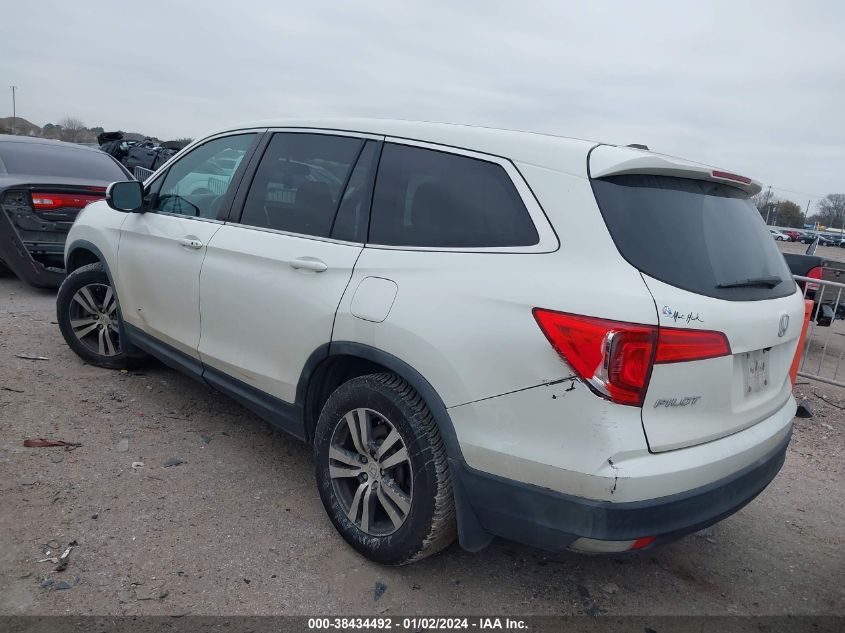 2016 HONDA PILOT EX-L - 5FNYF5H79GB017830