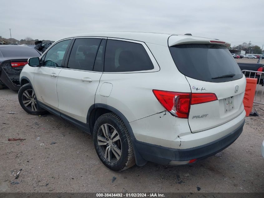 2016 HONDA PILOT EX-L - 5FNYF5H79GB017830