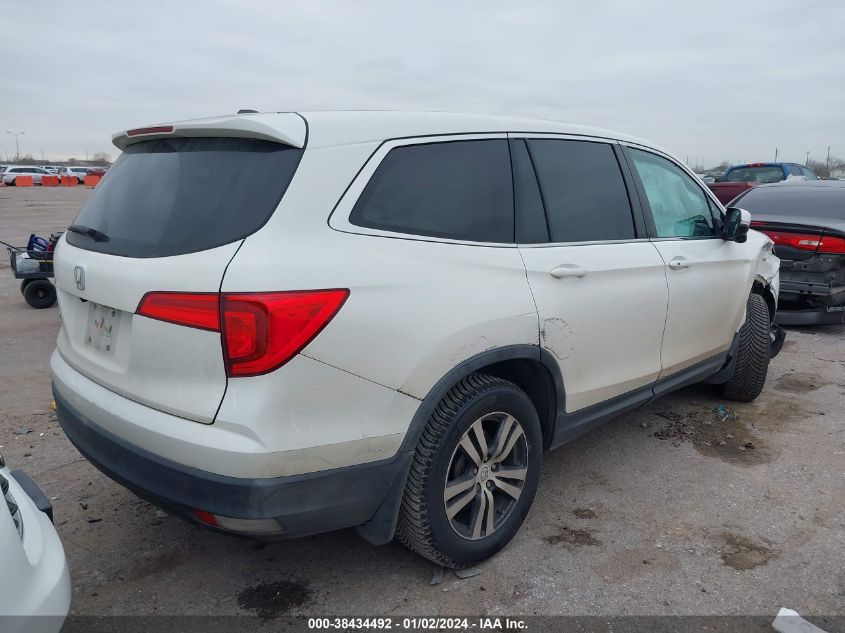 2016 HONDA PILOT EX-L - 5FNYF5H79GB017830