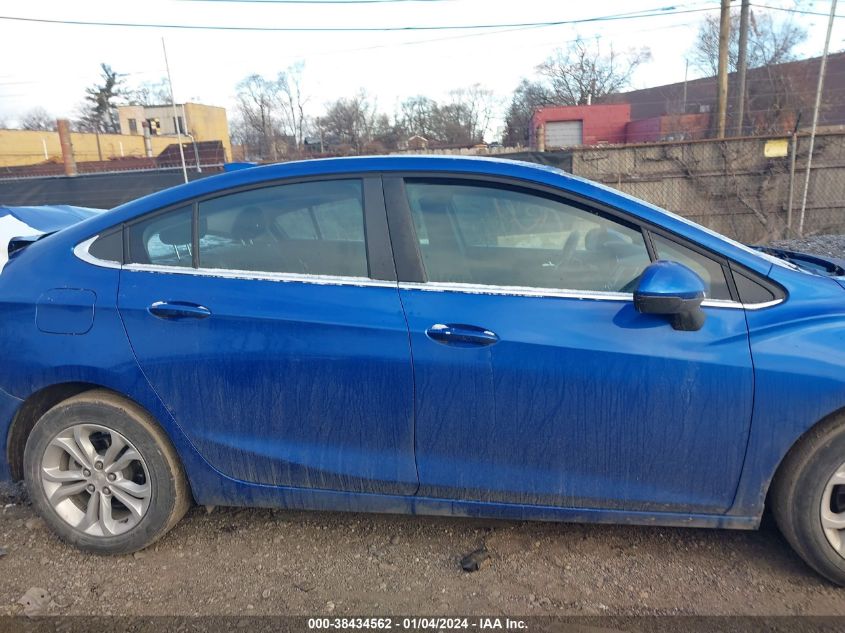 2019 CHEVROLET CRUZE LT - 1G1BE5SM4K7137467