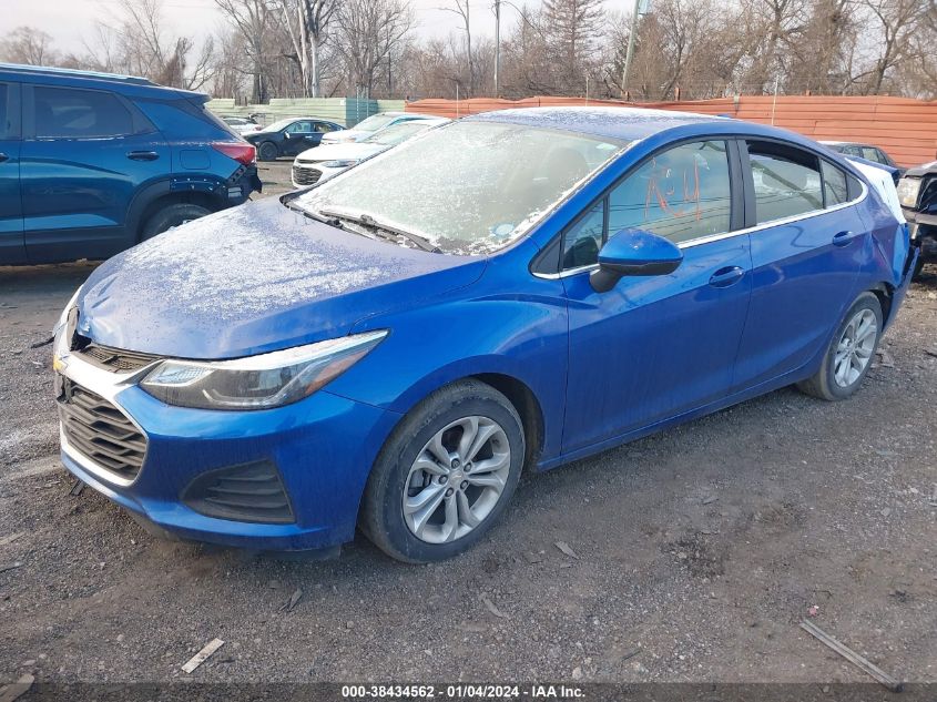 2019 CHEVROLET CRUZE LT - 1G1BE5SM4K7137467