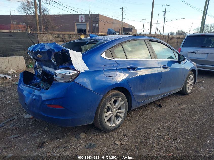 2019 CHEVROLET CRUZE LT - 1G1BE5SM4K7137467