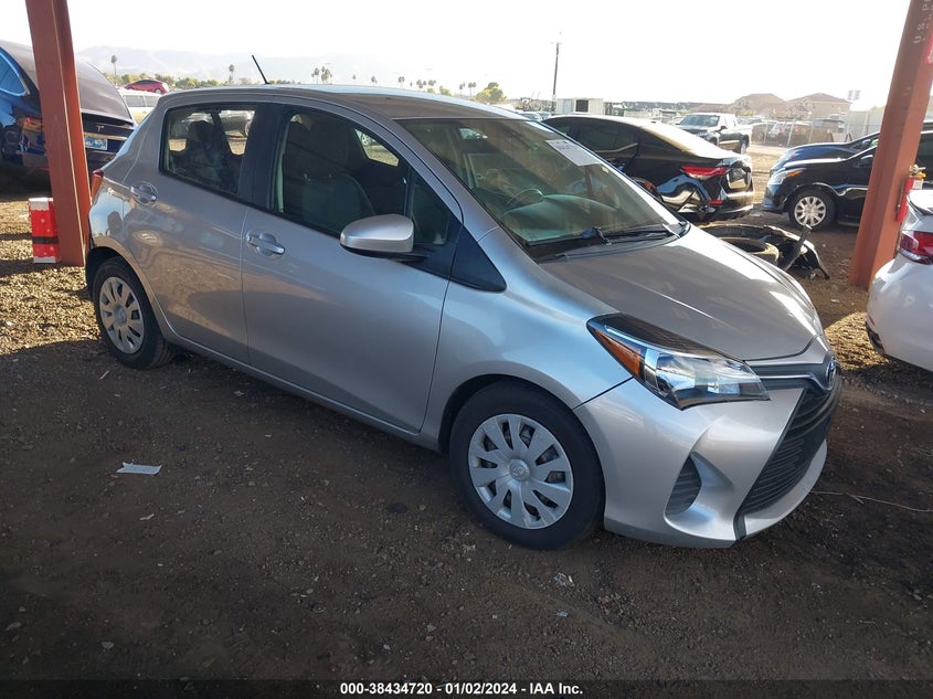 VIN VNKKTUD30HA077055 2017 TOYOTA YARIS L