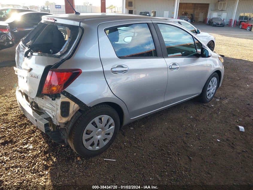 VIN VNKKTUD30HA077055 2017 TOYOTA YARIS L