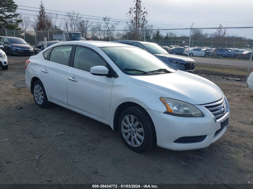 2014 NISSAN SENTRA S/SV/SR/SL - 3N1AB7AP3EL613679