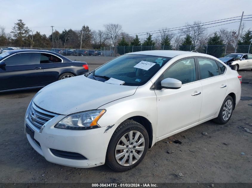 2014 NISSAN SENTRA S/SV/SR/SL - 3N1AB7AP3EL613679