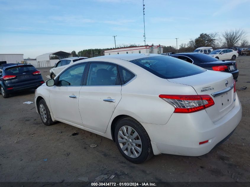 2014 NISSAN SENTRA S/SV/SR/SL - 3N1AB7AP3EL613679