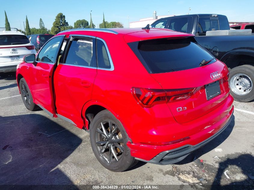 2023 AUDI Q3 PREMIUM PLUS S LINE 45 - WA1EECF38P1019517