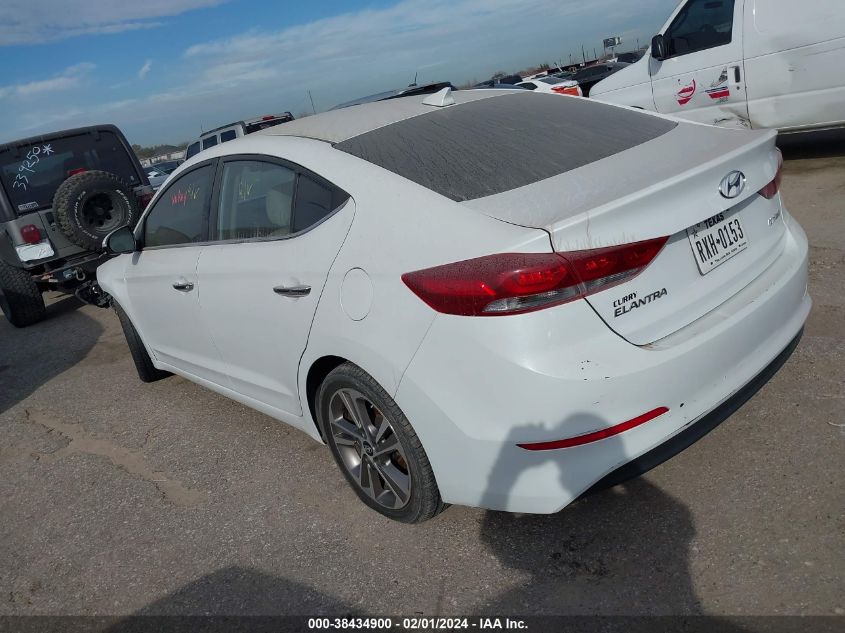 2017 HYUNDAI ELANTRA SE/VALUE/LIMITED - 5NPD84LF6HH114634