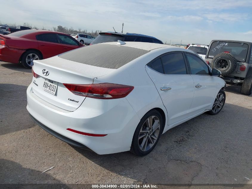 2017 HYUNDAI ELANTRA SE/VALUE/LIMITED - 5NPD84LF6HH114634