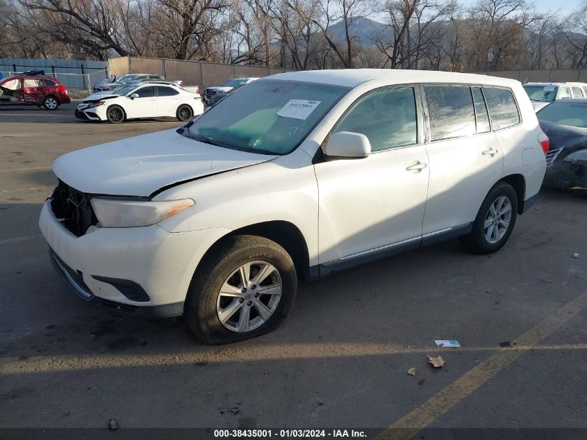 2013 TOYOTA HIGHLANDER PLUS - 5TDZA3EH9DS042268
