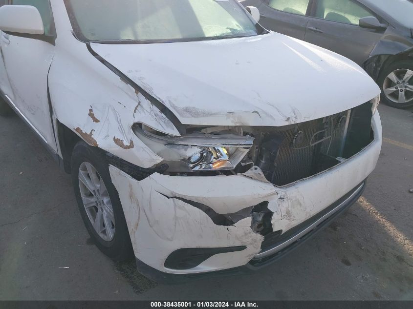 2013 TOYOTA HIGHLANDER PLUS - 5TDZA3EH9DS042268