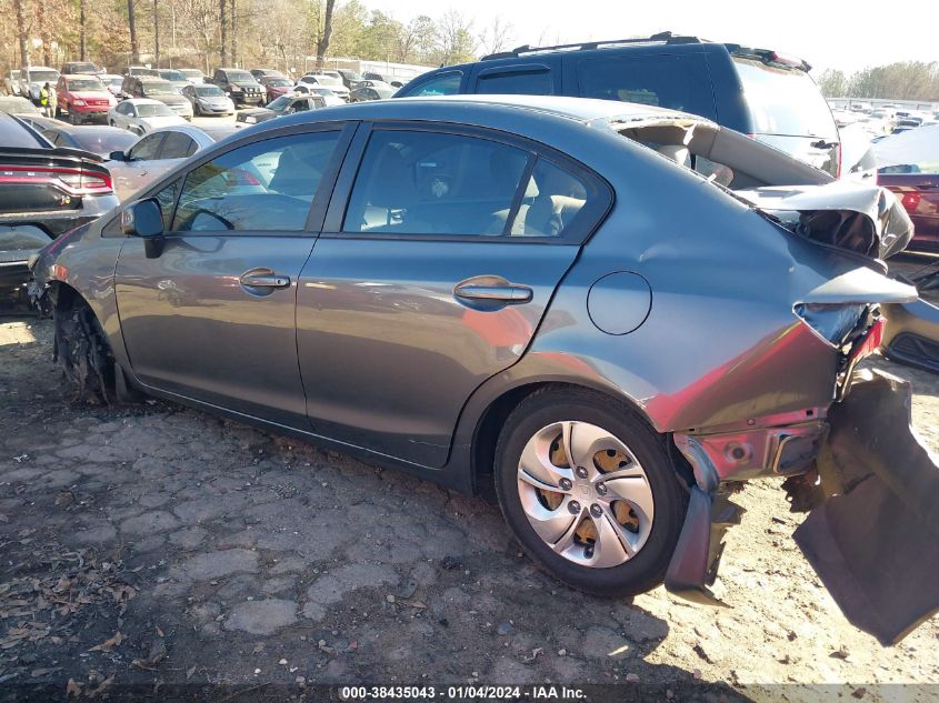 2013 HONDA CIVIC LX - 19XFB2F54DE088485