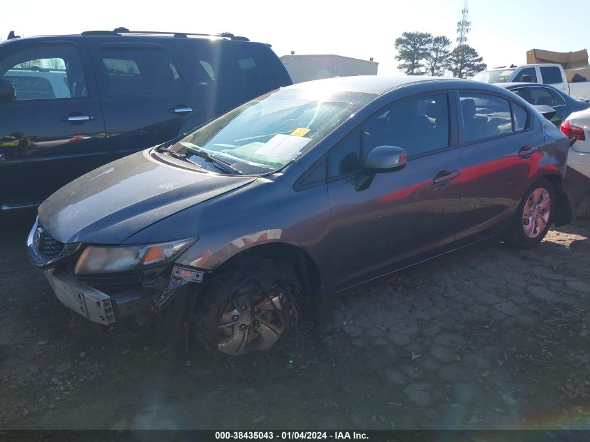 2013 HONDA CIVIC LX - 19XFB2F54DE088485
