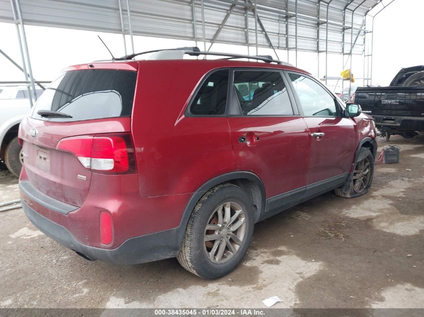 2014 KIA SORENTO LX - 5XYKT4A76EG492490