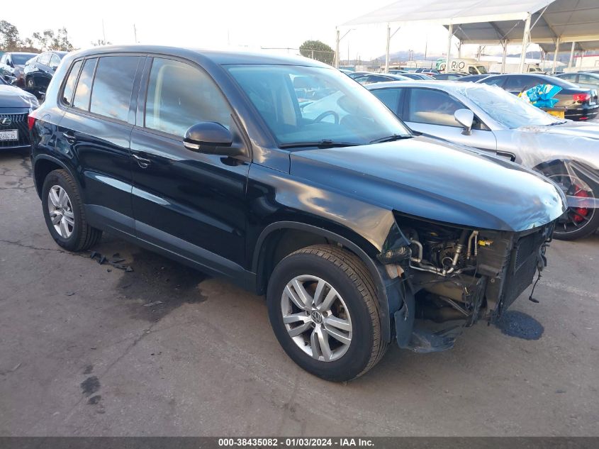 2014 VOLKSWAGEN TIGUAN S - WVGAV3AX0EW625159