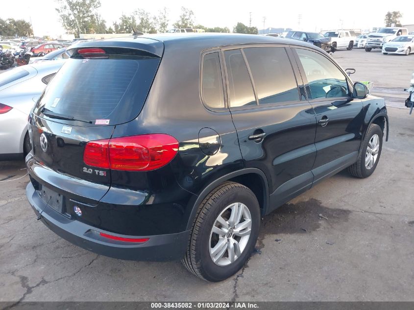 2014 VOLKSWAGEN TIGUAN S - WVGAV3AX0EW625159