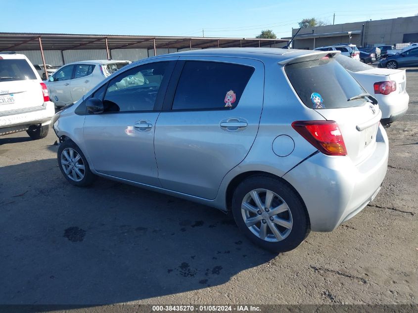 2015 TOYOTA YARIS - VNKKTUD33FA023617