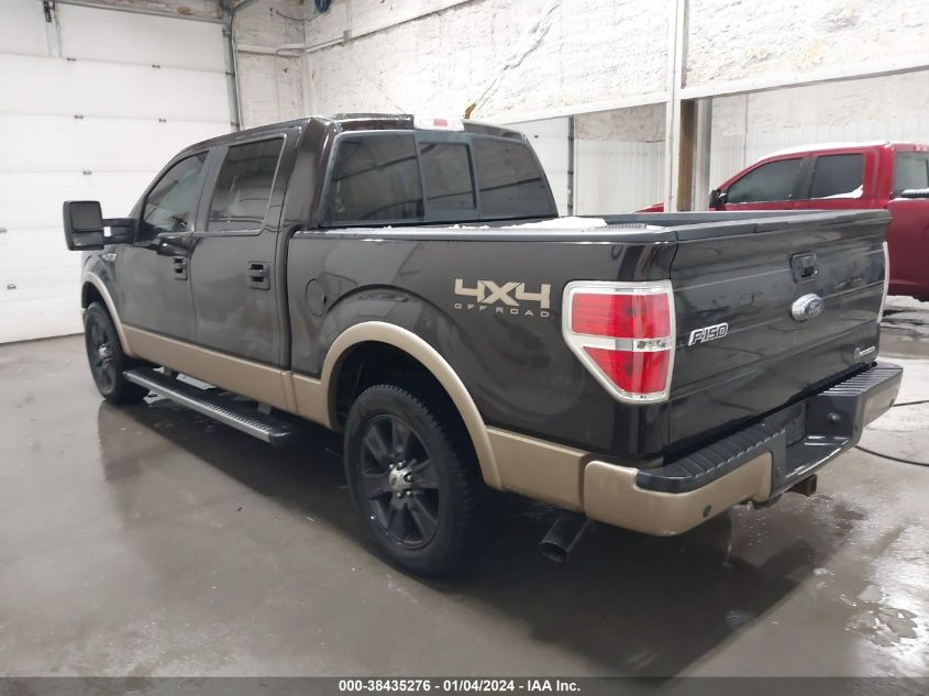 2013 FORD F-150 LARIAT - 1FTFW1EF0DFC84860