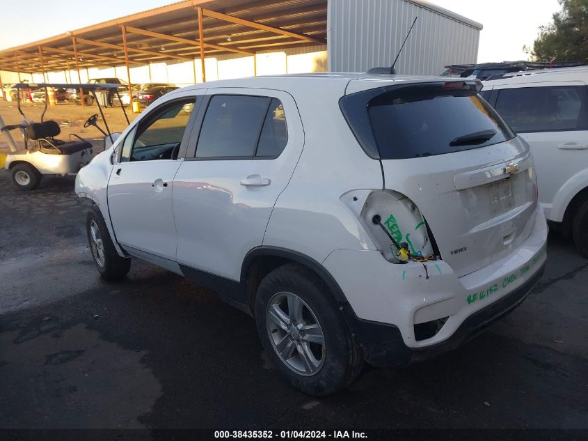 2022 CHEVROLET TRAX FWD LS - KL7CJKSM9NB548870