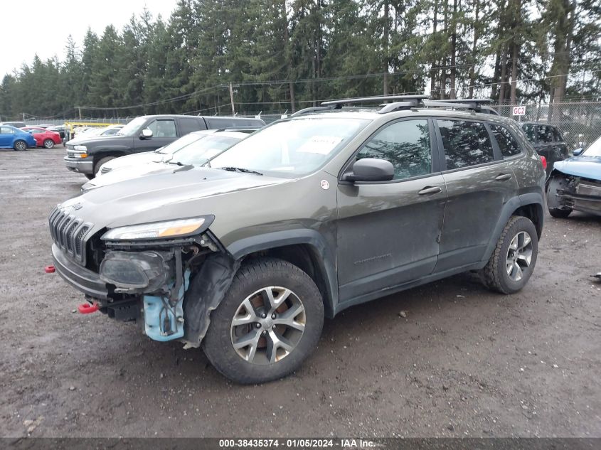 2016 JEEP CHEROKEE TRAILHAWK - 1C4PJMBB9GW105709