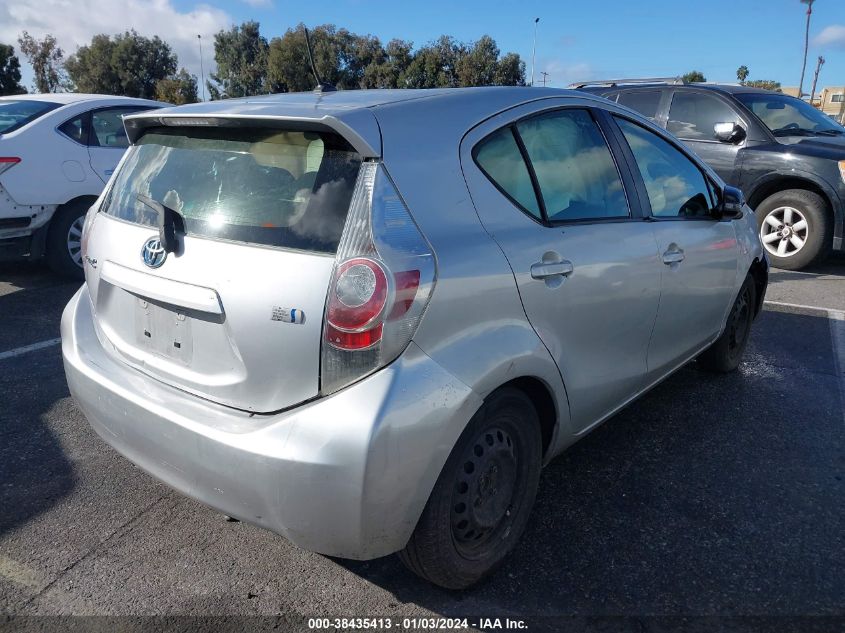 2014 TOYOTA PRIUS C ONE - JTDKDTB37E1575249