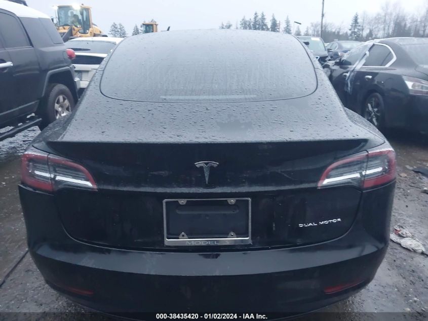 2020 TESLA MODEL 3 LONG RANGE DUAL MOTOR ALL-WHEEL DRIVE - 5YJ3E1EB2LF801534