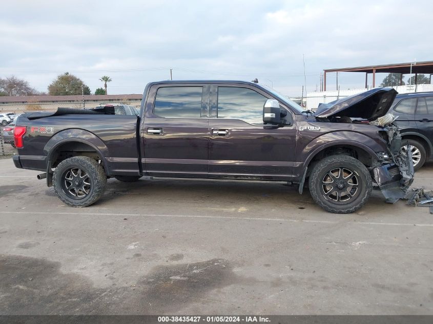 2019 FORD F-150 PLATINUM - 1FTFW1E44KFC86512