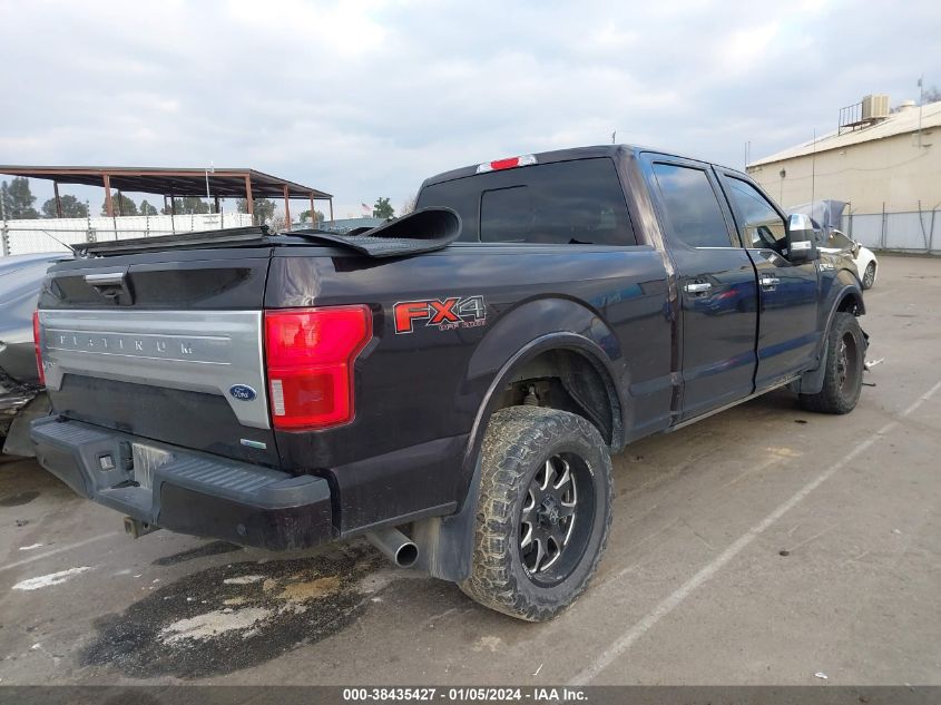2019 FORD F-150 PLATINUM - 1FTFW1E44KFC86512