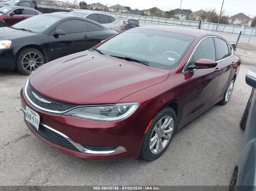 2016 CHRYSLER 200 LIMITED - 1C3CCCAB0GN115852