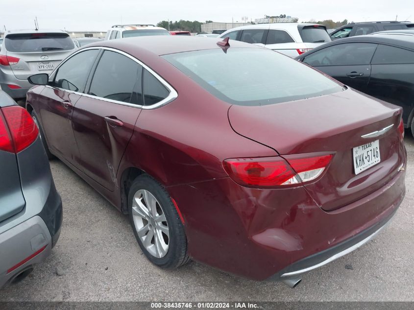 2016 CHRYSLER 200 LIMITED - 1C3CCCAB0GN115852