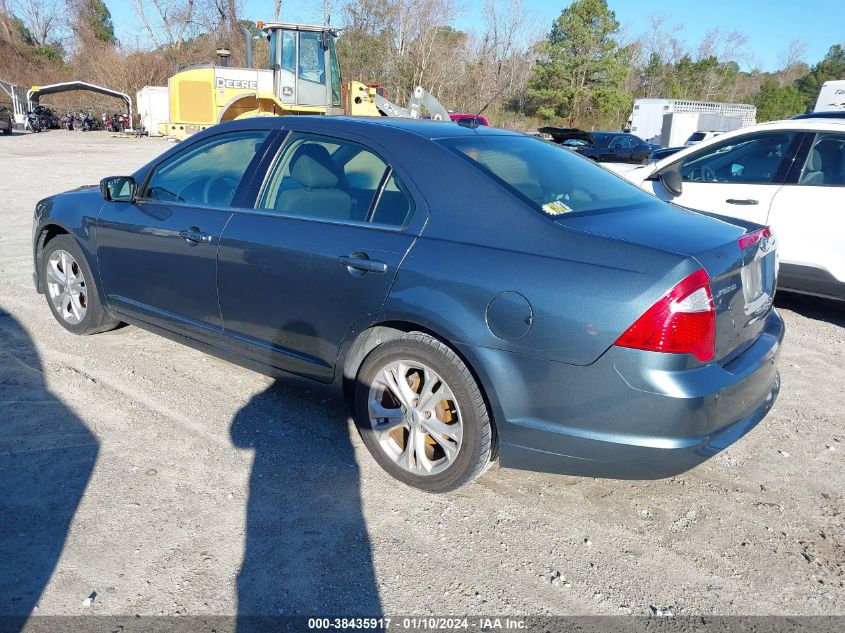 3FAHP0HAXCR140725 | 2012 FORD FUSION