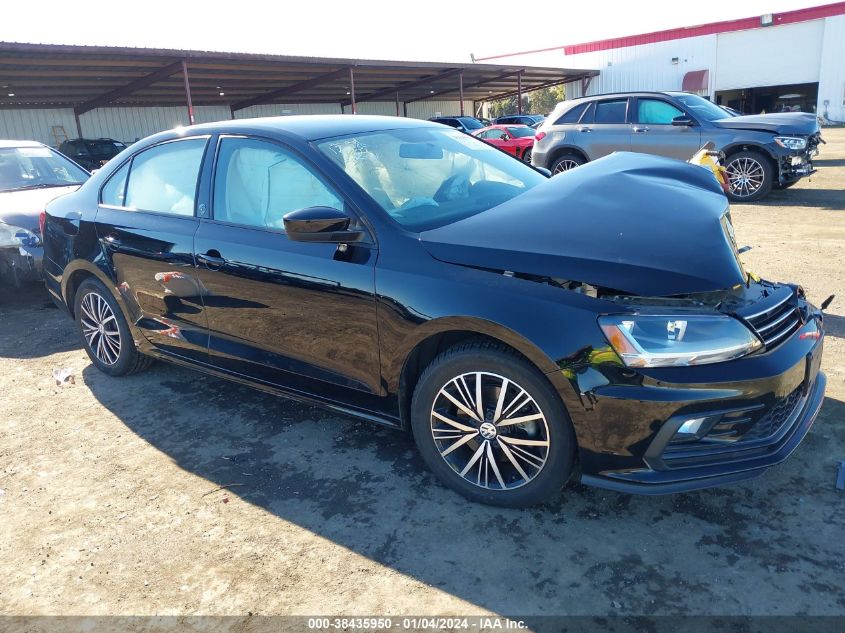 2018 VOLKSWAGEN JETTA 1.4T SE/1.4T WOLFSBURG EDITION - 3VWDB7AJ5JM221990