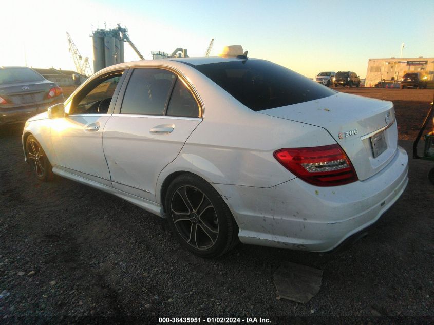 WDDGF8AB8DG118621 | 2013 MERCEDES-BENZ C 300