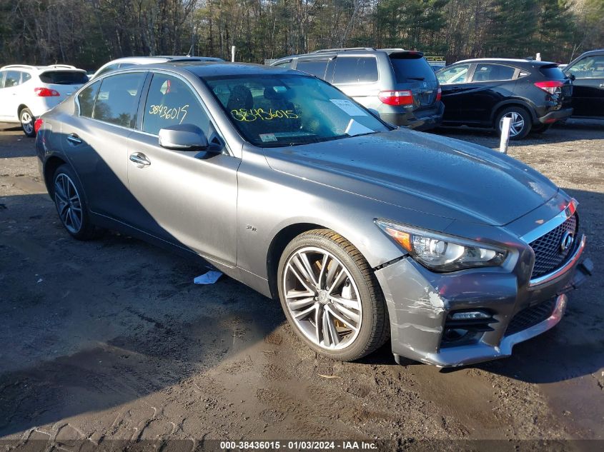 2016 INFINITI Q50 PREMIUM/SPORT - JN1EV7ARXGM345250