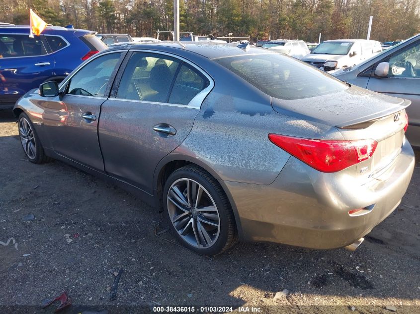 2016 INFINITI Q50 PREMIUM/SPORT - JN1EV7ARXGM345250