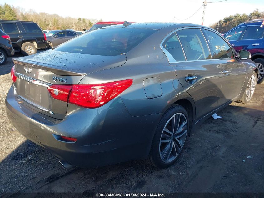 2016 INFINITI Q50 PREMIUM/SPORT - JN1EV7ARXGM345250