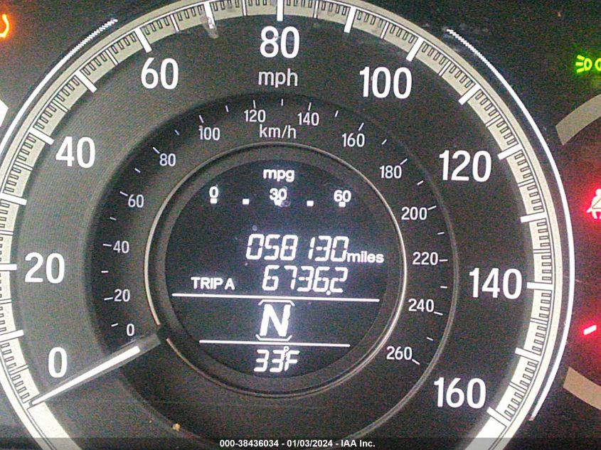 2017 HONDA ACCORD EXL - 1HGCR2F86HA289064