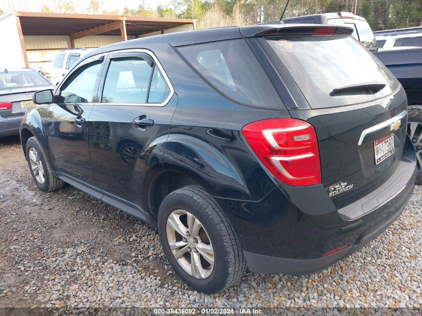 2017 CHEVROLET EQUINOX LS - 2GNALBEK7H1515991