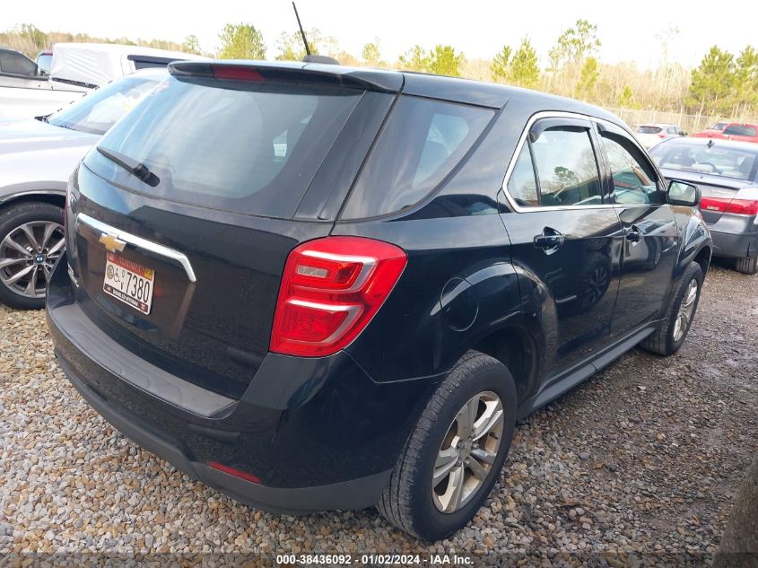 2017 CHEVROLET EQUINOX LS - 2GNALBEK7H1515991