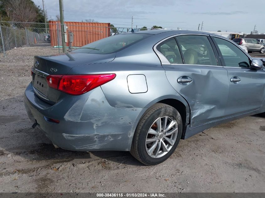 2015 INFINITI Q50 PREMIUM/SPORT - JN1BV7APXFM334314