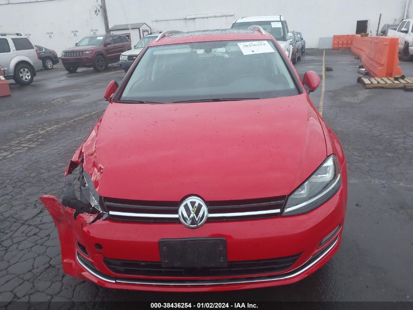 2015 VOLKSWAGEN GOLF SPORTWAGEN TDI SEL 4-DOOR - 3VWCA7AU3FM507630