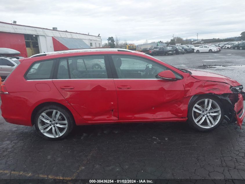 2015 VOLKSWAGEN GOLF SPORTWAGEN TDI SEL 4-DOOR - 3VWCA7AU3FM507630