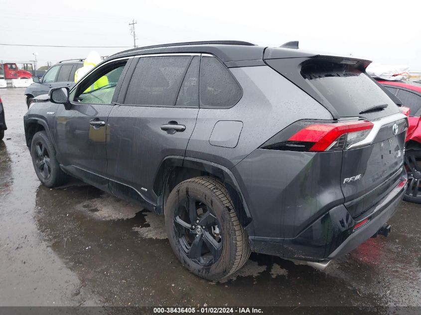 2020 TOYOTA RAV4 XSE HYBRID - JTMEWRFV3LD532867